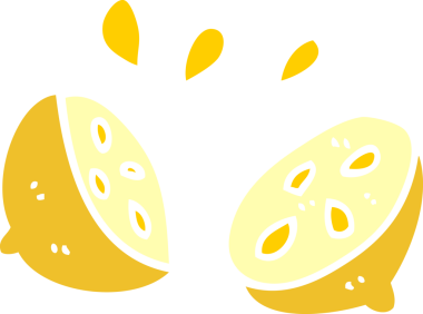 Bir insan tarafından çizilmiş limon karalaması.