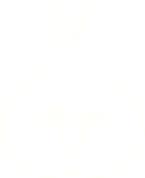 Bir insan tarafından çizilen Armut Tebeşiri