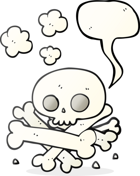 Bir insan tarafından çizilmiş serbest konuşma balonu karikatür yığını.