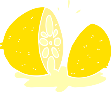 Bir insan tarafından çizilmiş düz renkli çizgi film.