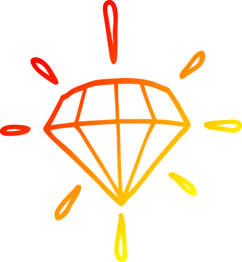 İnsan eliyle çizilmiş bir dövmenin sıcak çizgi çizimi.