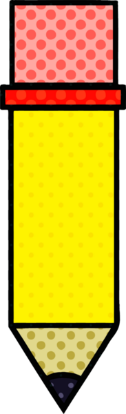 bir insan tarafından çizilmiş bir kalemin karikatürü.