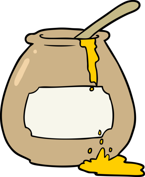 bir insan tarafından çizilmiş bal küpü çizgi filmi