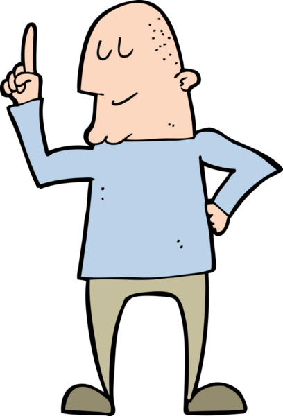 Çizgi filmdeki adam bir insan tarafından çizilmiş.