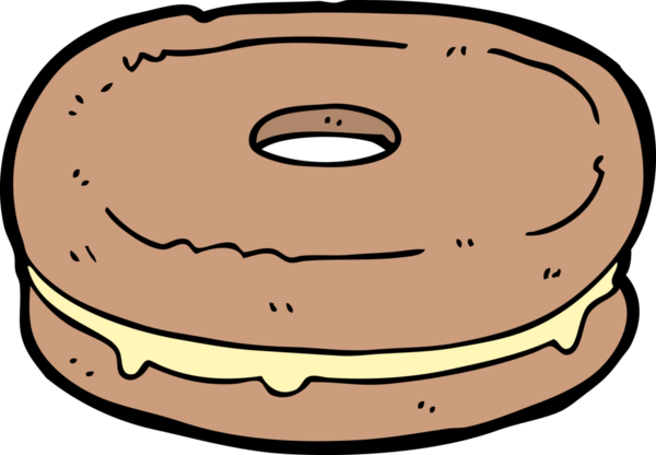 Bir insan tarafından çizilmiş çizgi film bisküvisi