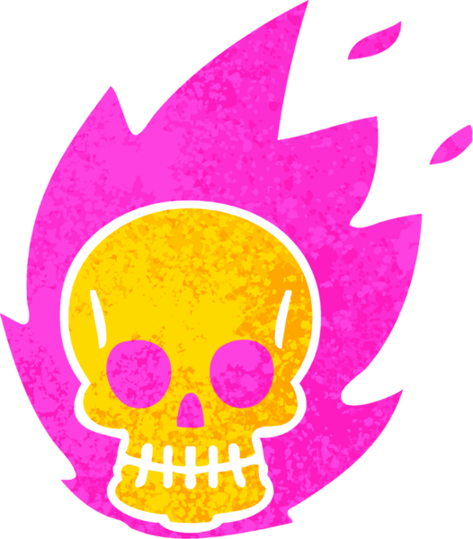 Bir insan tarafından çizilmiş tuhaf bir karikatür.