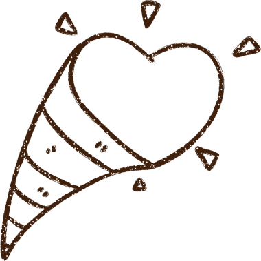 Bir insan tarafından çizilen Kalp Sembolü Kömür Çizimi