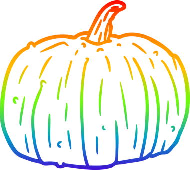 Bir insan tarafından çizilmiş bir cadılar bayramı balkabağı çizimi