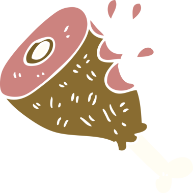 karikatür bir insan tarafından çizilmiş et