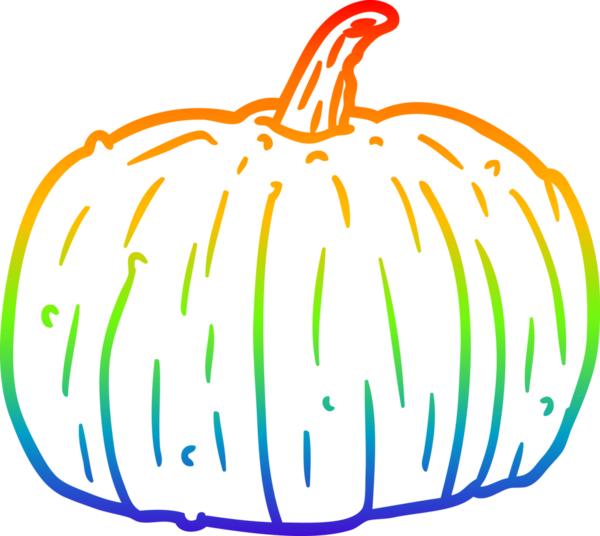 Bir insan tarafından çizilmiş bir cadılar bayramı balkabağı çizimi