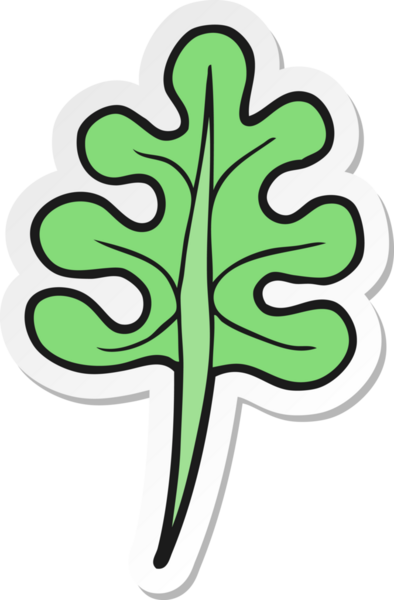 Bir insan tarafından çizilmiş karikatür yaprağının çıkartması.