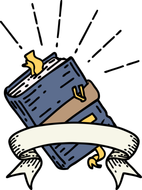 Dövme stili eski ciltli bir defter. Bir insan tarafından çizilmiş.