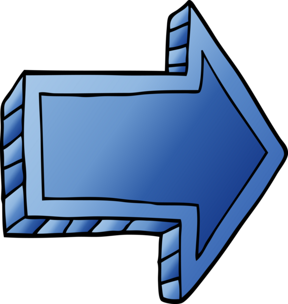 bir insan tarafından çizilmiş karalama yönetmenliği oku