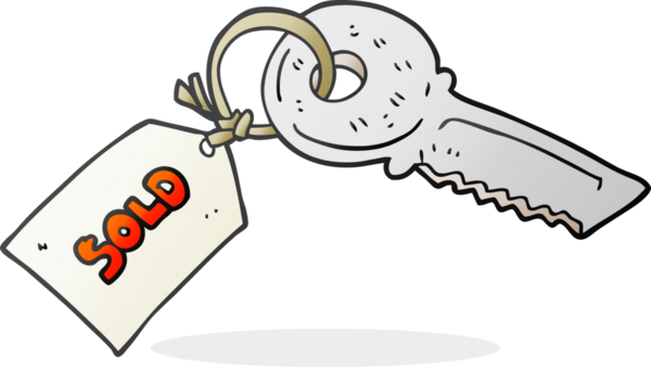 Bir insan tarafından çizilmiş el yazısıyla çizilmiş karikatür anahtarı