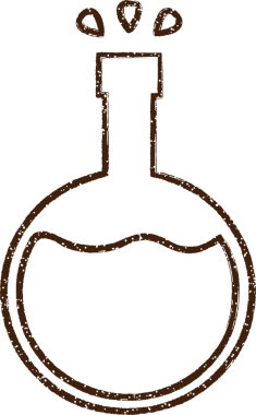 Bilim Deneyi Kömür Çizimi Bir insan tarafından çizildi