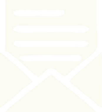 Bir insan tarafından çizilmiş düz renkli bir mektup ve zarf.