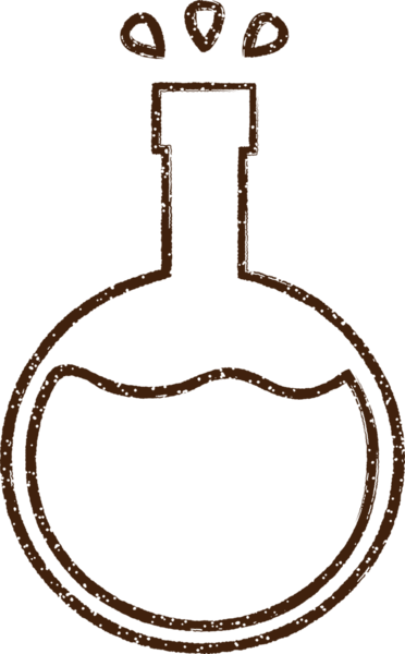 Bilim Deneyi Kömür Çizimi Bir insan tarafından çizildi