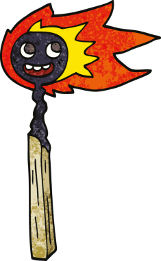 karikatür eşleşmesi bir insan tarafından çizildi