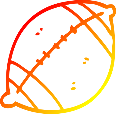 Bir insan tarafından çizilmiş bir futbol çizgi film çizimi.