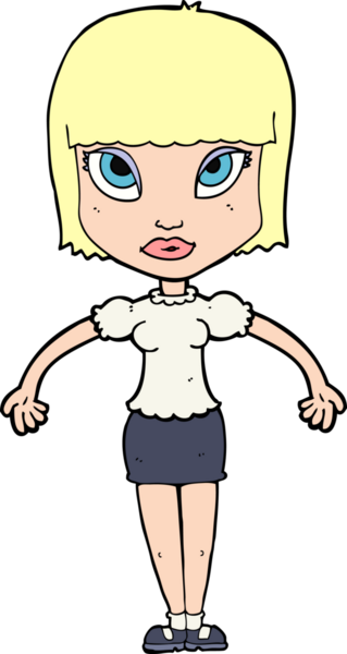 Bir insan tarafından çizilmiş güzel bir kadın.