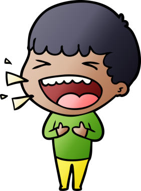 Bir insan tarafından çizilmiş gülen adam.