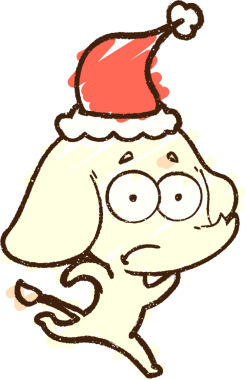 Bir insan tarafından çizilmiş Noel Fili Tebeşiri