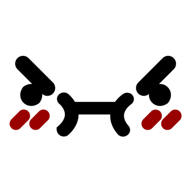 bir insan tarafından çizilmiş kötü yüz simgesi