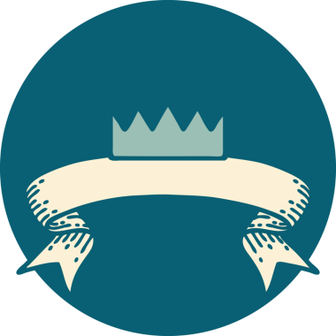 bir insan tarafından çizilmiş bir taç sembolü