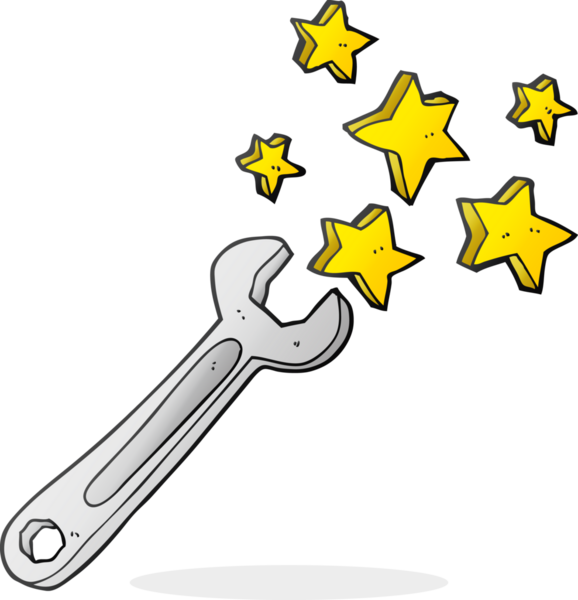 Bir insan tarafından çizilmiş serbest çizgi film anahtarı.