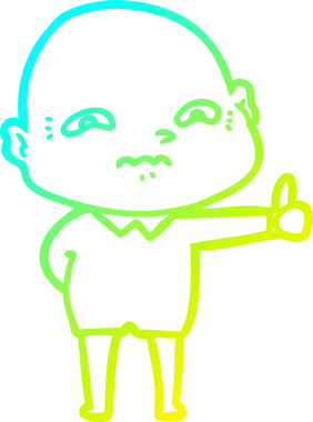 Bir insan tarafından çizilmiş, karikatür çizimi.