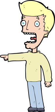 Bir insan tarafından çizilmiş karikatür.