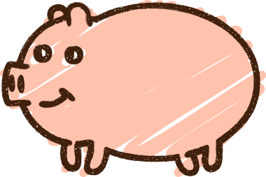 Bir insan tarafından çizilen Domuz Tebeşiri