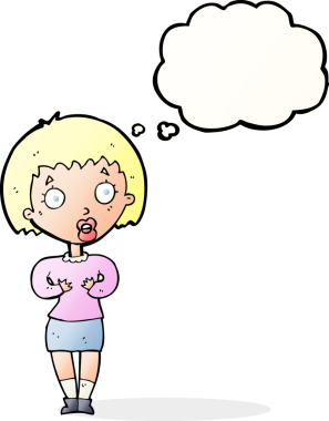 Çizgi filmdeki kadın 