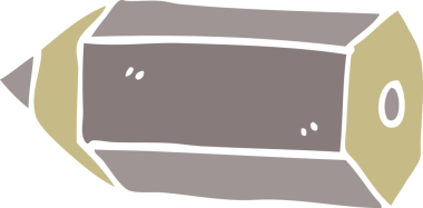 Bir insan tarafından çizilmiş karalama renkli kalem.