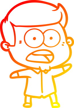 İnsan tarafından çizilmiş bir çizgi film karakteri.