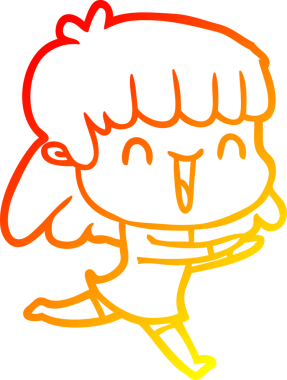 Bir insan tarafından çizilmiş bir karikatür kadın çizimi