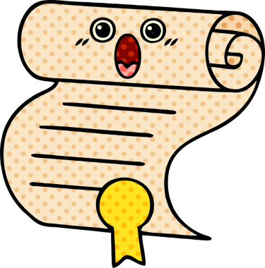 bir insan tarafından çizilmiş bir sözleşmenin çizgi roman tarzı