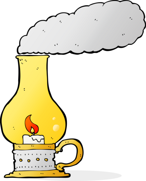 bir insan tarafından çizilmiş karikatür feneri