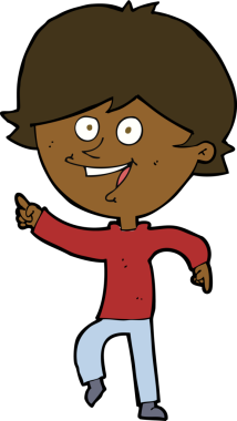 Bir insan tarafından çizilmiş mutlu bir çizgi film.