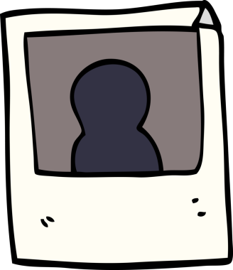 Bir insan tarafından çizilmiş karalama fotoğrafı.