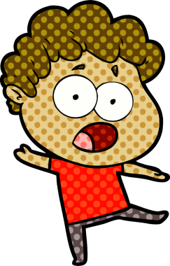 Bir insan tarafından çizilmiş bir karikatür.