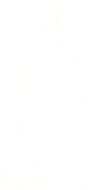 Bir insan tarafından çizilen Şen Kurt Tebeşiri