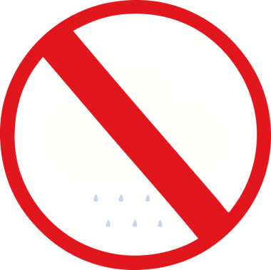 Yağmursuz bir karikatürün düz rengi bir insan tarafından çizilmesine izin veriliyor.