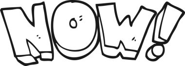 Şimdi bir insan tarafından çizilmiş siyah beyaz bir çizgi film.