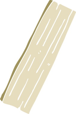 Bir insan tarafından çizilmiş ahşap karalama tahtası.
