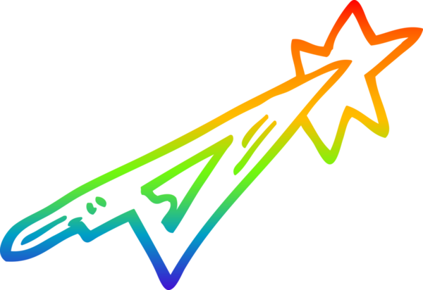 Bir insan tarafından çizilmiş neşter çizgisinin çizimi.