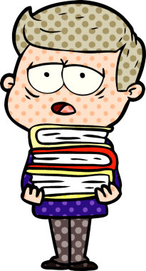 Bir insan tarafından çizilmiş yorgun bir adam.