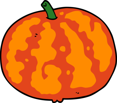 Bir insan tarafından çizilmiş karpuz.