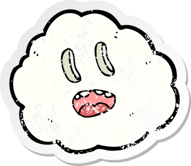 Bir insan tarafından çizilmiş ürkütücü bir karikatürün gerilimli yapıştırması.