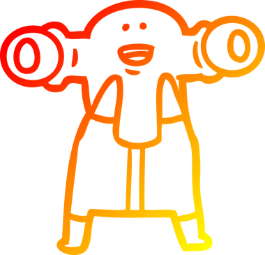 Bir insan tarafından çizilmiş dost canlısı çizgi film uzaylısının çizimi.